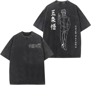 เสื้อยืดแฟชั่นลำลองสไตล์เรโทร พิมพ์ลายกราฟิก สโลแกนตลก ผ้าฝ้ายเนื้อนุ่ม สตรีทแวร์ ทรงโอเวอร์ไซส์ สำหรับผู้ชายและผู้หญิง รับสั่งซื้อจำนวนมาก - Product Image 3