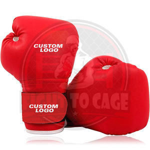 Guantes de Boxeo de Artes Marciales para Niños, Color Blanco y Rojo, Buena Calidad, Nuevo, Moderno, Producto Popular, Totalmente Personalizado, Hecho a Medida, 16 oz - Product Image 2