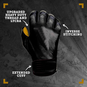 Best Quality Customized Softball & Baseball Batting Gloves for Men Professional Short Cuff Design Guantes De Bateo De Beisbol - Product Image 3