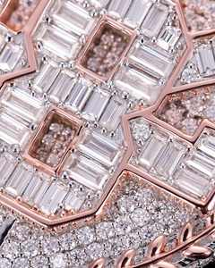 Pendentif Logo 3D Professionnel en Moissanite de Laboratoire, Diamant Givré, Pendentif Initiale Bouclier en Argent 925 pour Chaîne Cubaine - Product Image 3