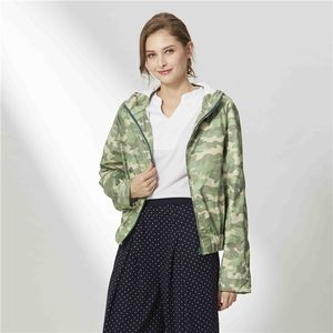 ODM impermeable logotipo personalizado cintura elástica abrigo chaqueta para las señoras - Product Image 1