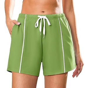 Nuevos Shorts Casuales de Verano para Mujer, Personalizados, 100% Algodón, Lavado Ácido, Cintura Media, Estilo Retro Urbano, Ropa Urbana para Chicas - Product Image 1