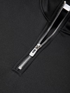 Men's Customizable Two-Piece Blue Hooded Long Sleeve Sweatshirt Set Casual Winter Wear French Terry Breathable 380g - Product Image 6