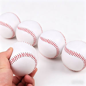 Pelota de Entrenamiento de Béisbol Clásica KATBROS INDUSTRIES, para Diestros, Costuras Rojas, Cuero Resistente, 9 Pulgadas, Estilo Estándar, Diseño Sólido - Product Image 3