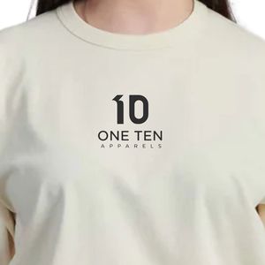 เสื้อยืดผู้หญิงทรงหลวม สีธรรมชาติ ผ้าฝ้ายนุ่ม คอกลม แขนสั้น เรียบง่าย สวมใส่สบายทุกวัน - Product Image 3