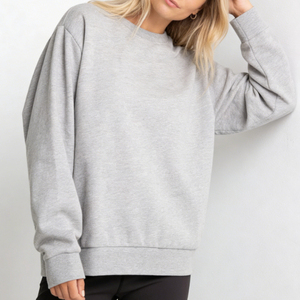 Sweat-shirt doublé polaire, tissu doux et confortable, manches longues, coupe décontractée, vêtements chauds pour tous les jours, collection de vêtements en gros d'usine - Product Image 6