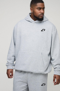 Custom Logo Oversized Men's Pullover Hoodies Tracksuit Cotton Fleece Casual Winter Straight Leg Sweatpants Factory Direct Supply - Product Image 3