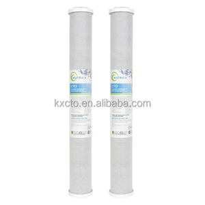 Filtre à bloc de carbone collé de 20 pouces pour systèmes de filtration d'eau, matériau certifié NSF, filtre à eau de qualité supérieure - Product Image 1