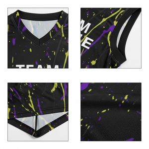 Uniforme de Baloncesto Personalizado de Manga Corta de Alta Calidad, Impreso, al por Mayor, 100% Poliéster de Secado Rápido - Product Image 6