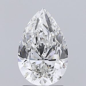 Diamant de laboratoire taille poire, couleur D, clarté VVS-VS, CVD, certifié IGI, 8,50 carats, pour la fabrication de bijoux (boucles d'oreilles ou bagues) - Product Image 1