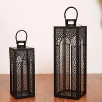 Lanterne marocaine dorée attrayante et magnifique, style minaret, porte-bougie durable, écologique, matériaux personnalisés pour la maison
