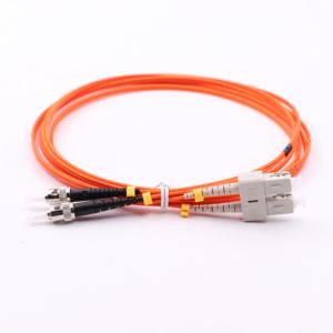 <span class=keywords><strong>3</strong></span> M DX Multimode 62.5/125um kabel Patch OM1 SC/UPC ke ST/UPC Duplex, MMF <span class=keywords><strong>3</strong></span> meter <span class=keywords><strong>2</strong></span>.0mm Jumper optik serat LSZH - Product Image 1