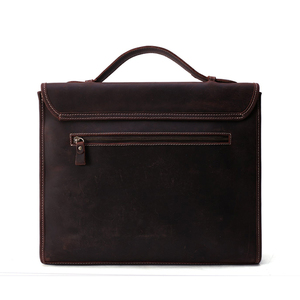 Maletín de Negocios de Cuero Genuino Personalizado con Logotipo, Maletín de Viaje de la India - Product Image 3