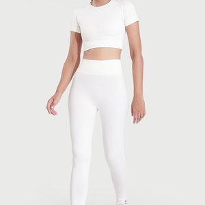 Custom Womens <b>Leggings</b> <b>with</b> <b>Pocket</b> Workout Yoga Pants Soft Gym Fitness Tights Solid White <b>Leggings</b> for Women - Product Image 6