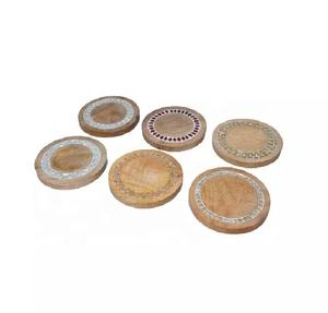 Fabricant de bonne qualité plateau de service décoratif en bois massif dernière conception assiette de service à un prix abordable - Product Image 5