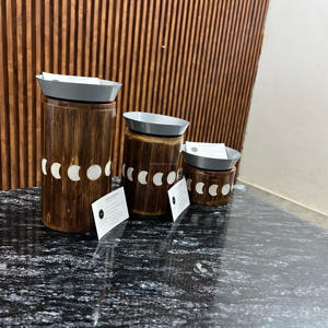 ชุดเตาไม้ไผ่ madkhan bakhoor 3ชิ้นฝังมุกแม่กลิ่นอาหรับแบบดั้งเดิมกลิ่นหอมทางศาสนาของคนรักทำด้วยมือ - Product Image 1