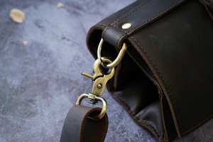 กระเป๋าหนังใส่มีดครัว Kitchen Best พร้อมหูหิ้ว สำหรับเก็บมีดเชฟ ทำจากหนังแท้ทั้งผืน รุ่น LKR-0395 - Product Image 6