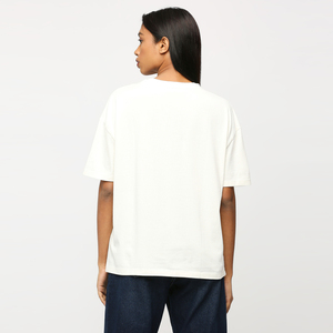 เสื้อยืดคอกลมผู้หญิง ผ้าฝ้ายผสมโพลีเอสเตอร์ เนื้อนุ่ม น้ำหนักเบา แขนสั้น สไตล์ลำลอง เสื้อฤดูร้อน ขายส่งจำนวนมาก ผู้จัดจำหน่าย - Product Image 2