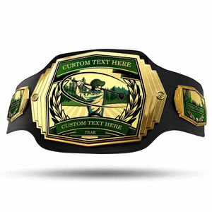 Cinturón de Boxeo Chapado en Oro, Cinturón de Campeonato Personalizado para Lucha Libre de Peso Pesado, Cinturones de 4 mm, Cinturón de Boxeo MMA, Cinturones Grandes de Oro - Product Image 1