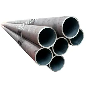 Precision and High Quality A36 St52 St35 St42 St45 Hot Rolled Carbon Steel Seamless Round Pipe