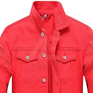 Chaqueta de Mezclilla para Hombre Transpirable Hecha con Material de Alta Calidad, Chaqueta de Mezclilla para Hombre Más Vendida para Adultos - Product Image 2