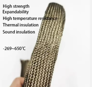 ปลอกหุ้มแบบถักจากใยบะซอลต์ ทนความร้อนสูง ทนกรด - Product Image 5