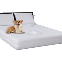 Housse de matelas 6 faces, 7 pièces, taille King/Super King, imperméable, literie de qualité toutes saisons