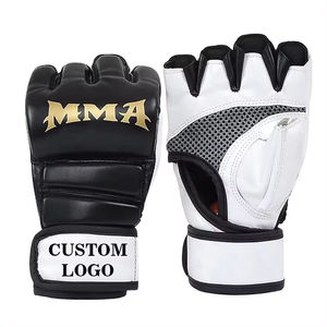 Gants de MMA personnalisés Five B, demi-doigts, en cuir PU, fermeture Velcro, respirants, pour entraînement et sparring, unisexes, adultes, arts martiaux, OEM - Product Image 1