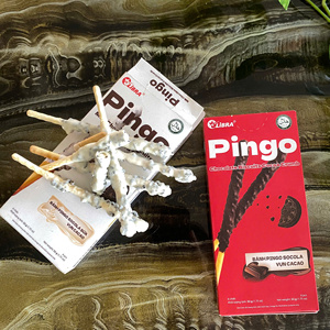 Pingo Milk Stick, Galletas Dulces Bajas en Grasa Cubiertas de Chocolate, Caja de 32g - Product Image 2