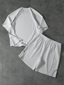 Conjunto Deportivo de Verano para Hombre, Camiseta y Pantalones Cortos, Suave, Transpirable, Informal, para Gimnasio - Product Image 2
