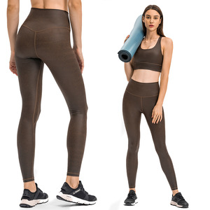 Custom Logo Yoga Leggings Manufacturer Low MOQ Private Label Workout Pants Sublimation Printed Fitness Tights - Product Image 1