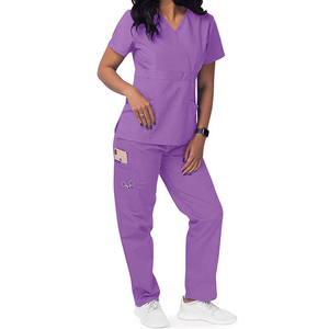 Uniformes Médicos Personalizados para Mujer, Conjuntos de Uniformes de Salón, Blusas de Uniforme con Diseño Elegante para Verano - Product Image 6