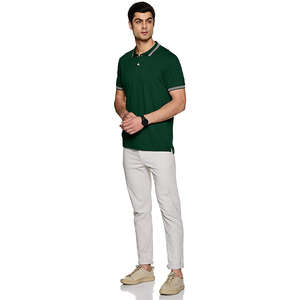 Camisetas Polo para Hombre Fabricadas en Pakistán, Diseño Personalizado, Ropa Casual, Tejido de Punto Ecológico, Patrón Liso para Verano - Product Image 6