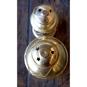 Highest Strengthen <b>Brass</b> <b>Lantern</b> Set with Star Cutouts for Home Decoration Durable Finish - Product Image 4