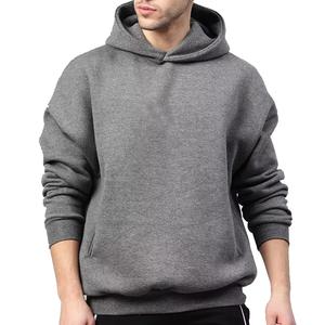 Sweat à capuche d'hiver pour homme, logo personnalisé imprimé, molleton de coton écologique, streetwear oversize, service OEM - Product Image 4