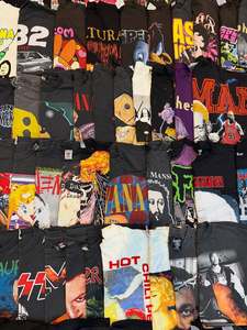 Camisetas Vintage de los 90 con Estampados de Bandas Musicales Pop, Disponibles en Grandes Cantidades, de Segunda Mano, Ropa Usada de Estados Unidos, Camisetas de Algodón de Verano - Product Image 2
