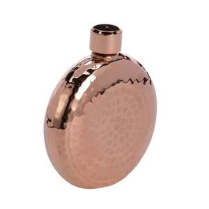 Petaca de Cobre Pulido de Lujo con Diseño Elegante, Tapa de Rosca Hermética, Accesorio de Bar con Estilo - Product Image 2