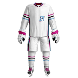 Tenues de hockey sur glace personnalisées, maillots de hockey en gros, vêtements de sport d'équipe, vêtements de sport professionnels, vêtements de hockey sur glace en polyester - Product Image 1
