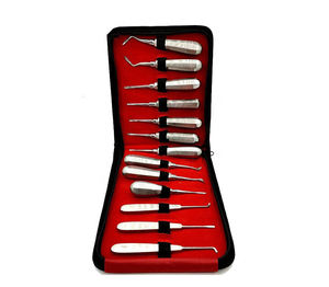 <b>Precision</b> Manual Stainless Steel Dental Instrument for Root Extraction Excellent <b>Tools</b> Featuring Silver Color by Blush surgical - Product Image 1