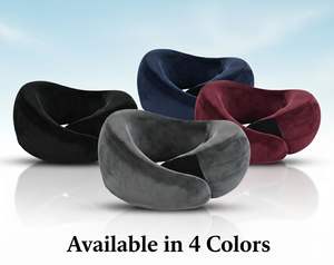 Washable <b>Memory</b> <b>Foam</b> U-Shape Snack <b>Travel</b> <b>Pillow</b> for <b>Neck</b> Support | Portable Ergonomic Cushion for Car Flight & Office OEM - Product Image 6