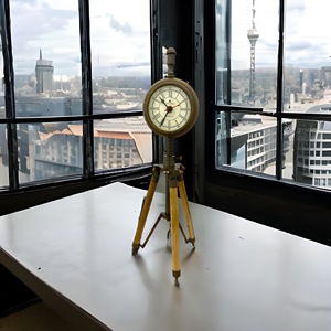 Modern Mechanical Projection <b>Radio</b> Desk <b>Clock</b> Nautical Wooden Tripod Stand Handcrafted Gift Item Calvin Handicrafts - Product Image 6