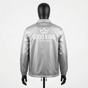 Chaqueta Deportiva para Hombre, Talla Grande, con Logotipo Personalizado, Transpirable, Cuello Camisero, Cierre de Botones, Estilo Casual - Product Image 3