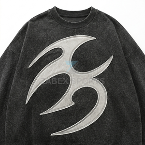 Fabricant OEM ODM au Pakistan, couleurs et logo personnalisés, t-shirt en tricot surdimensionné pour homme de haute qualité, style streetwear vintage, lavé, 100% coton - Product Image 4