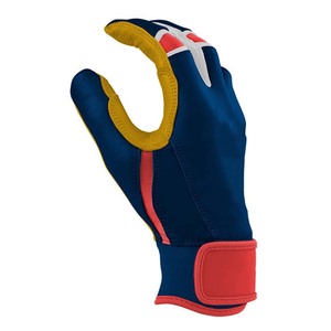 Gants de frappe ELIXE SPORTS ES-4001 en cuir bleu, rembourrés, fermeture auto-agrippante, unisexe adulte, entraînement, ambidextres, tissage flexible, durables - Product Image 2