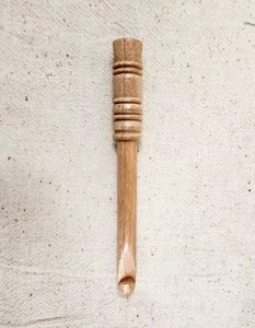 Juego de agujas de ganchillo de madera ecológicas, con agarre cómodo, agujas de ganchillo hechas a mano para tejer con hilo en casa - Product Image 2