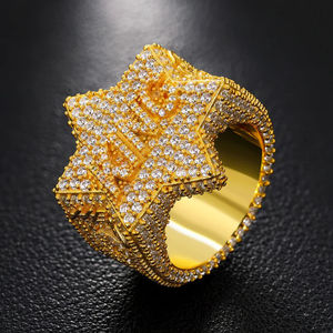 Anillo de Diamantes Plateado de Lujo para Hombre, Corte Brillante Redondo, Diamantes Blancos Sintéticos Cultivados en Laboratorio, Certificado IGI, Joyería para Fiestas - Product Image 1