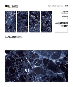 กระเบื้องพอร์ซเลนผิวมันเงา ขนาด 600 x 1200 มม. ลายหินอ่อนเคลือบเงา สำหรับปูพื้นและผนังภายในโรงแรม วิลล่า - Product Image 6