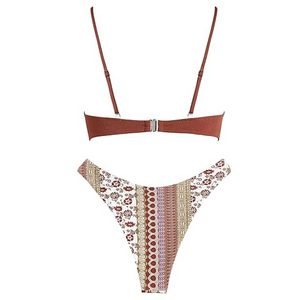 Ensemble de bikini pour femmes de qualité supérieure, imprimé léopard, push-up, bikini deux pièces, motif animal classique, maillot de bain, réduction en ligne - Product Image 2
