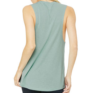 Débardeur uni en coton de haute qualité pour femme, respirant, durable, idéal pour l'été, personnalisable, vente en gros, couleur et taille personnalisables - Product Image 2