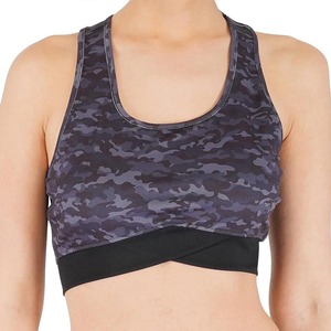 Women Seamless Square <b>Neck</b> Sports <b>Bra</b> Spaghetti Strap Medium Support Yoga Solid Green Stretch Fabric - Product Image 5